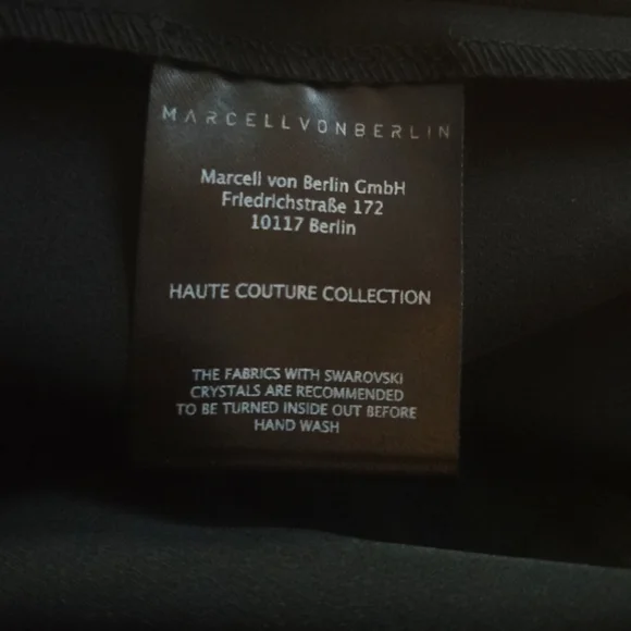 MARCELL VON BERLIN | Crystal Embellished Black Evening Jumpsuit | NWT | US 4 - Picture 10 of 12